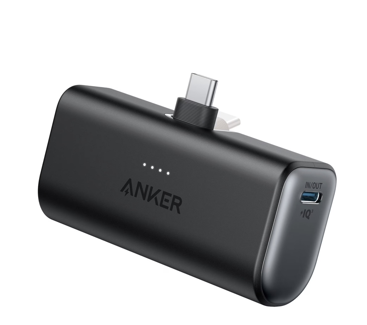 Anker Nano 5,000mAh Power Bank, 22.5W Fast Charging, Built-In USB-C Connector