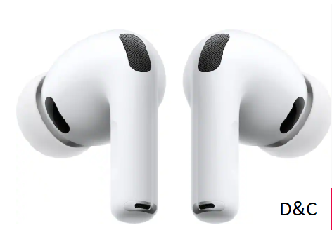 Apple – AirPods Pro 3, Wireless Active Noise Cancelling Earbuds with Heart Rate Sensing Feature – White