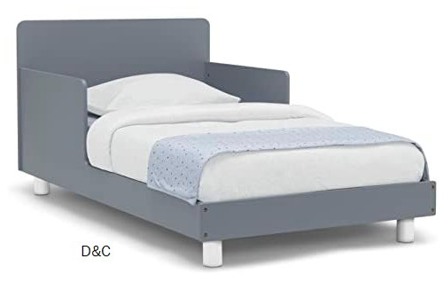 GAP GapKids Toddler Bed – Greenguard Gold Certified, Grey/White