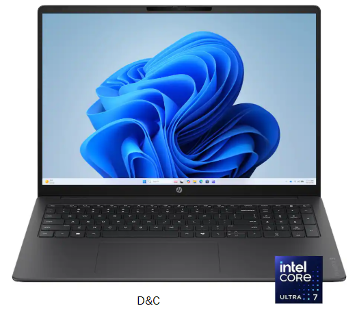 HP – OmniBook 3 16″ 2K Touchscreen Laptop – Intel Core Ultra 7 (2025) – 16GB Memory – 512GB SSD – Mica Silver
