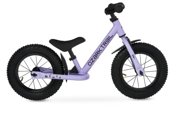 Ozark Trail 12″ M.1 Timber Kids’ Balance Bike, Purple, Unisex