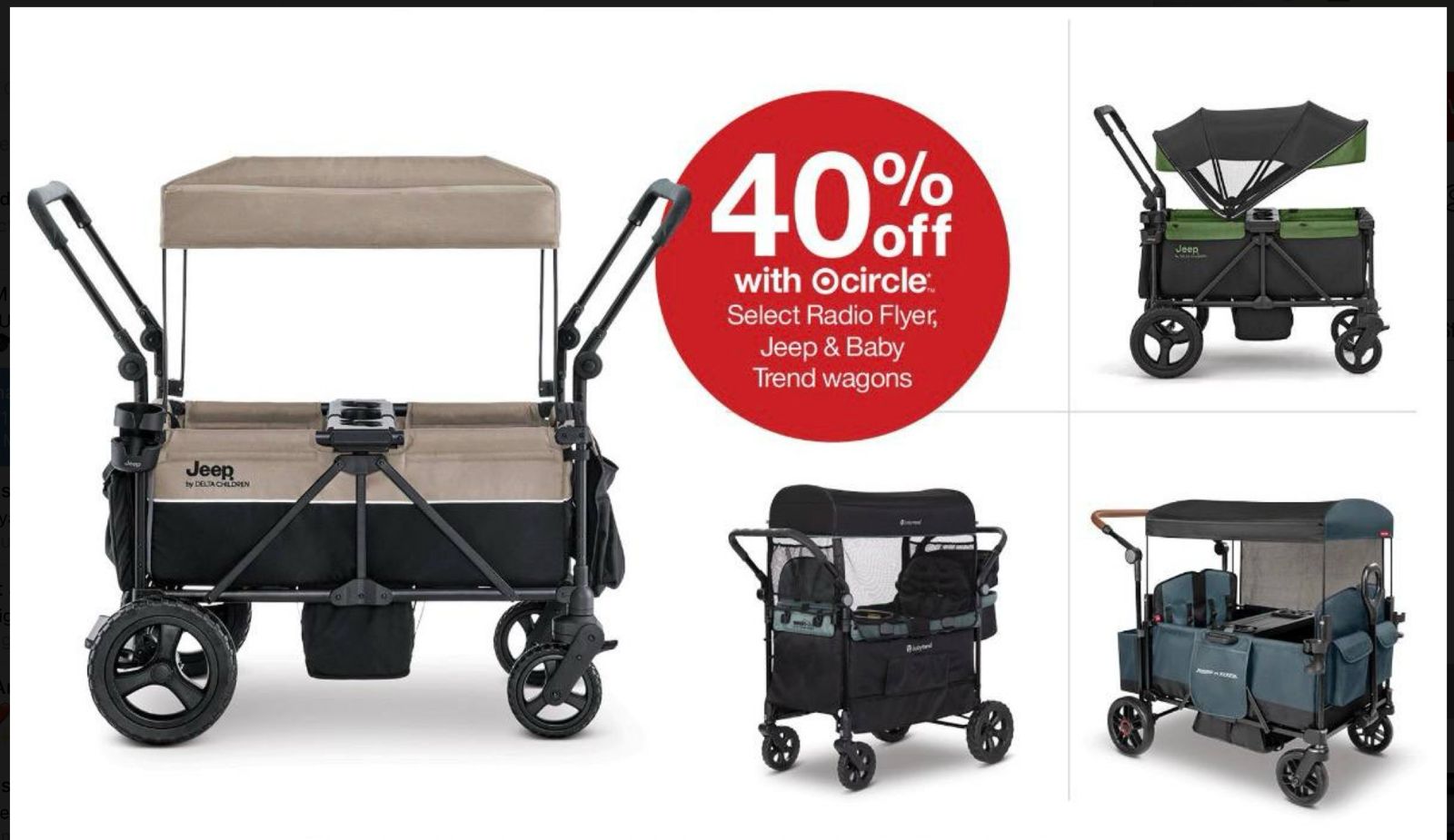 Up to 40% off Select Radio Flyer, Jeep & Baby