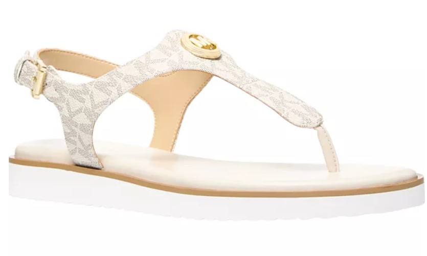 Michael Kors Women’s Val Thong Round Toe Flat Sandals