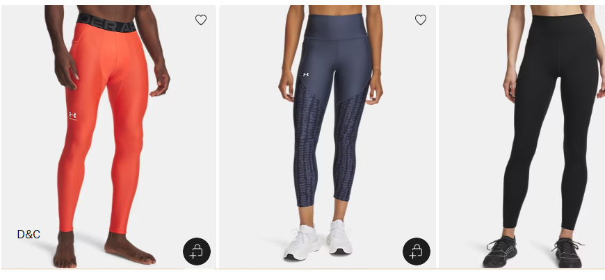 UnderArmour UA Outlet Deals – Leggings Extra 50% off with coupon EXTRA50