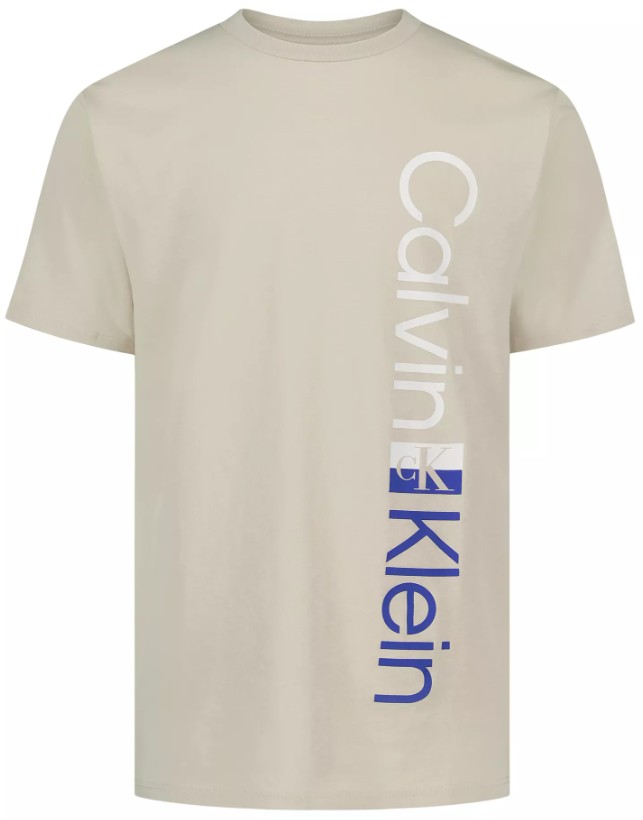 Boys’ 8-20 Vertical CK Short-Sleeve Crewneck T-Shirt