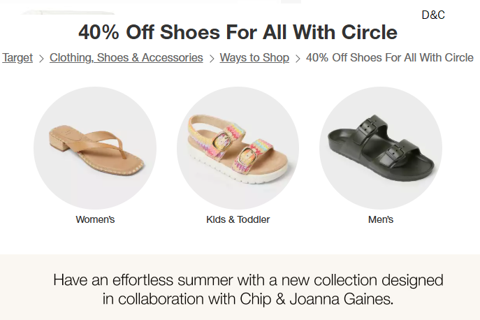 40% OFF SHOES FOR THE WHOLE FAMILY
