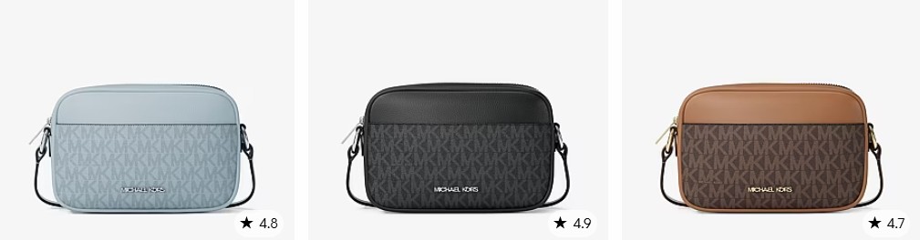 Michael Kors Jet Set Large Crossbody as low as $39.99 Get Extra 20% OFF!