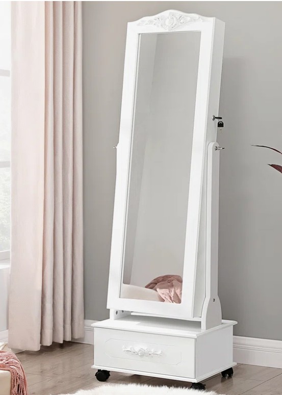 Tomaso 17.7” Wide Jewelry Armoire