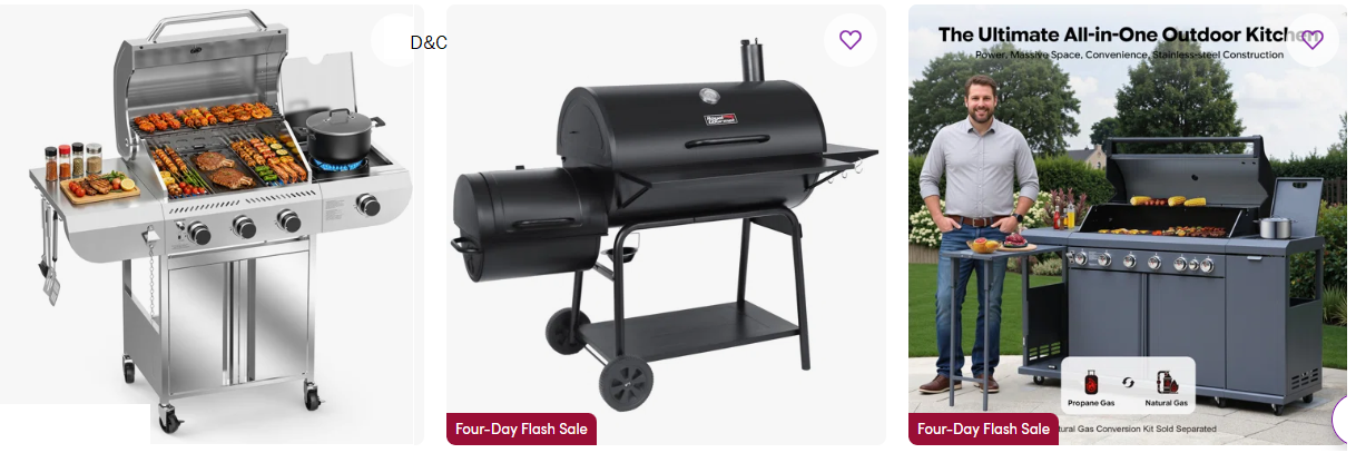 deals on grills & more UP TO 40% OFF