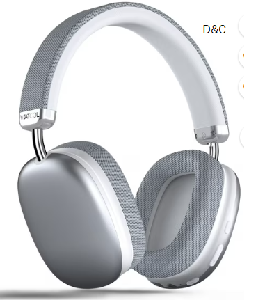 Bluetooth Headphones Over Ear, 65Hrs Playtime Wireless Headphones,Bass Boosted by 90%,Lightweight Headset with Deep Bass, Clear Call with 4 Noise Cancelling Mics,Low Latency for Travel Work Cellphone