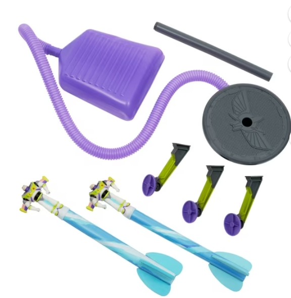 Little Kids Toy Story Buzz Lightyear Step Rocket for Outdoor Play