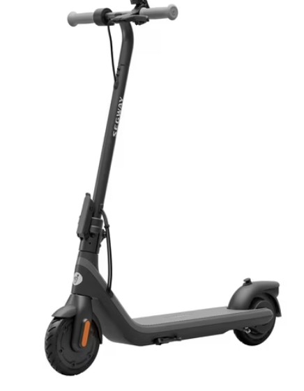Segway DLX 2 Kids Electric Kick Scooter, 12.4 mph Max Speed, 9.3 miles Max Range, Ages 6 years and up, Black, UL-2272 Certified