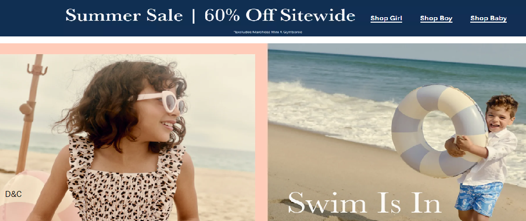 Gymboree summer sale . . 60% off sitewide