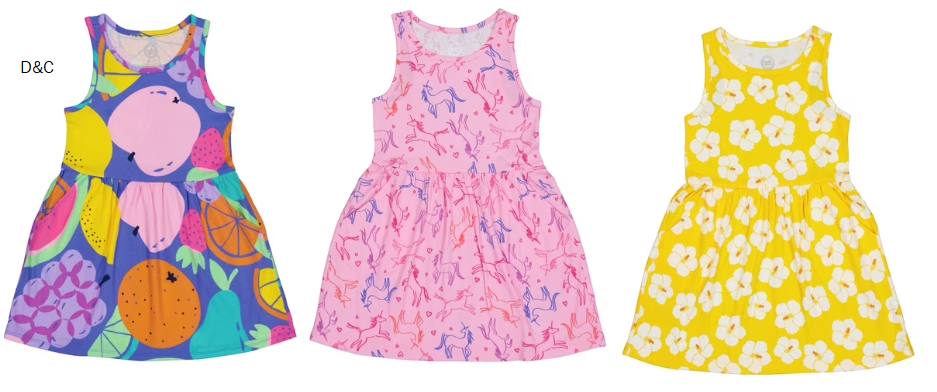 Wonder Nation Tank Play Dress, Sizes 4-18 & Plus