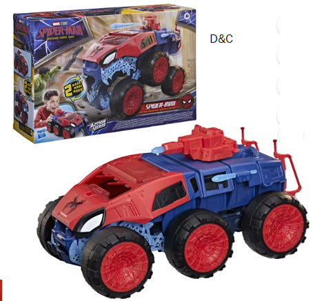 Marvel Spider-Man Brand New Day 2-In-1 Super Chompin Tank Action Figure and Toy Vehicle