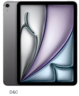 Apple – 11-inch iPad Air M3 chip Built for Apple Intelligence Wi-Fi + Cellular 128GB – Space Gray (Unlocked)