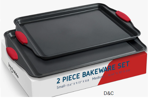 Joytable Non-Stick 2 Piece Baking Sheet Set