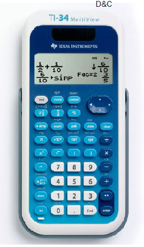 Texas Instruments TI-34 Multi-View Calculator