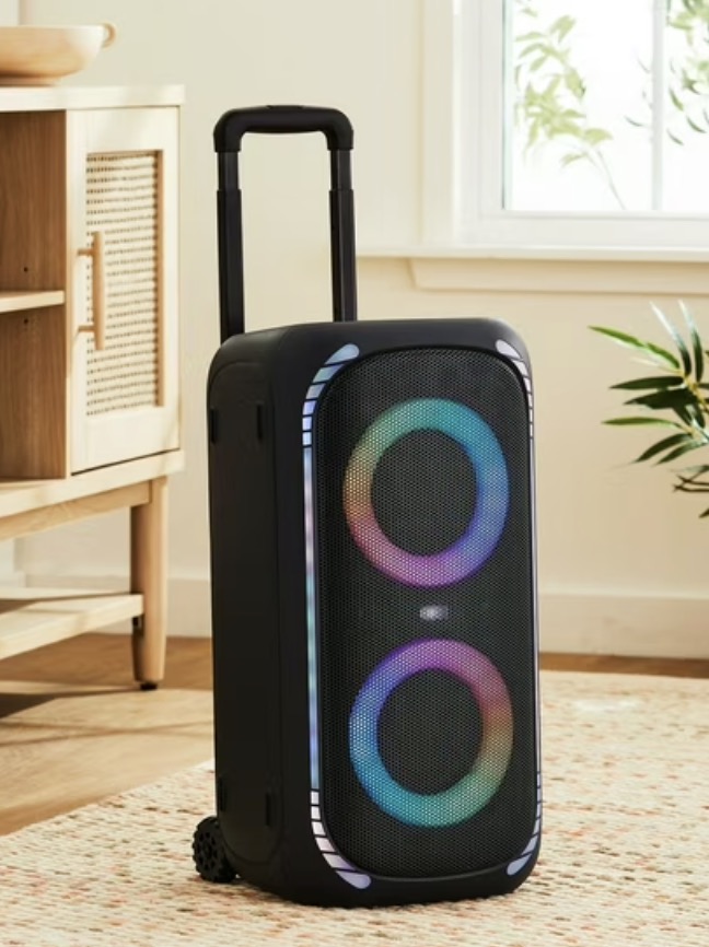 Onn Large Party Speaker Gen 2 with LED Lighting