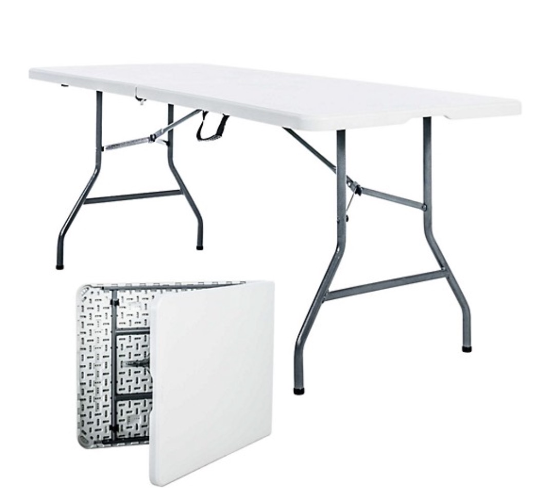Peakform 6 ft. Fold-In-Half Outdoor Table