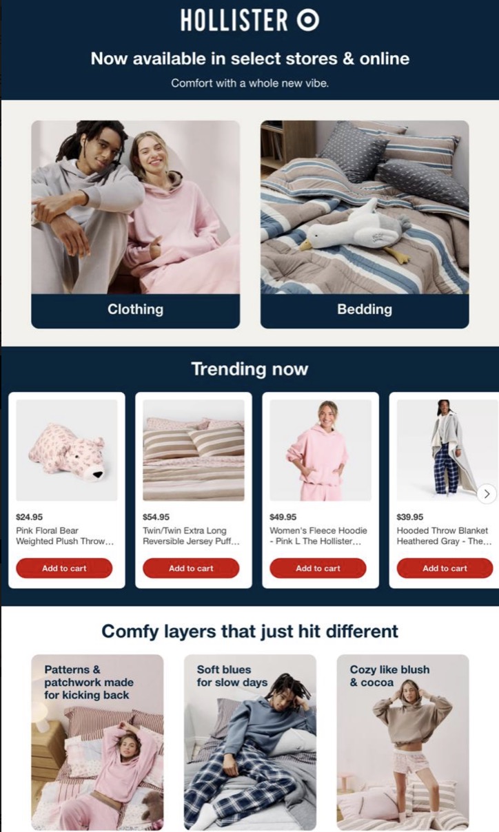 The Hollister Collection at Target