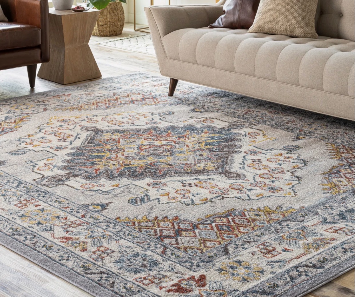 Kucera Flatiron Oriental Gray Area Rug