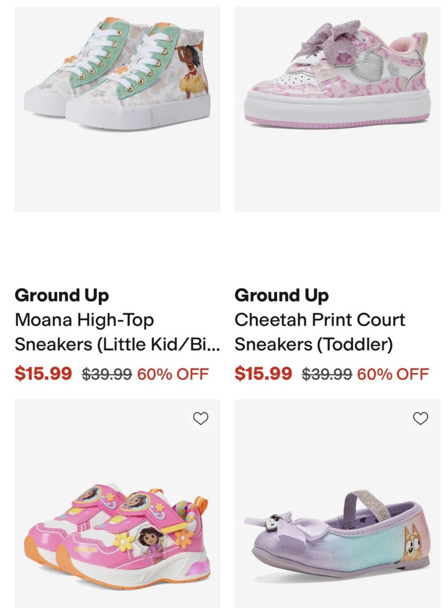 Up to 60% off Ground Up Character Shoes on Zappos 
