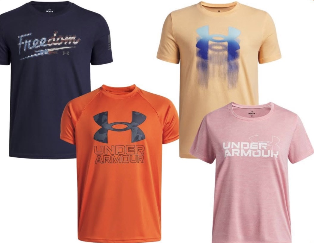 Under Armour Kids Tees for just $7