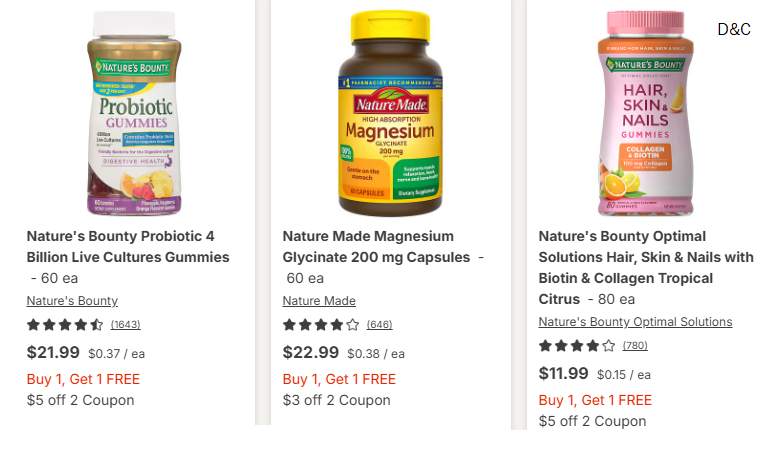 Buy 1 Get 1 FREE select same-brand VitaminsAlso get extra 20% OFF sitewide* with code STARS20