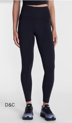 Avia Women’s and Women’s Plus SoftSculpt High Rise Leggings 27″ with Pockets, Sizes XS-4X