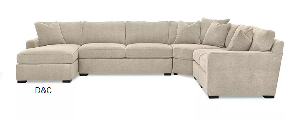 Radley 5-Pc. Fabric Chaise Sectional Sofa
