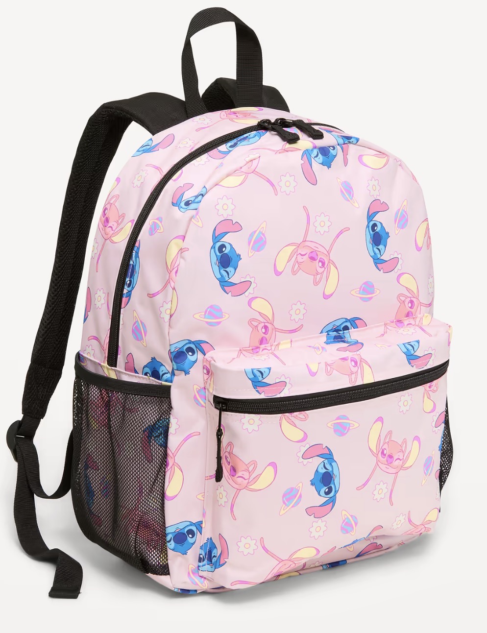 Disney© Stitch and Angel Canvas Backpack for Girls