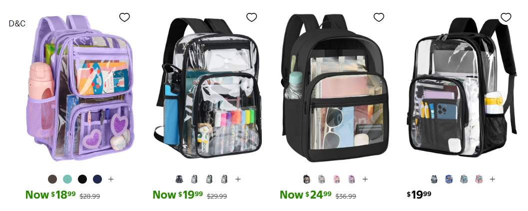Clear Backpacks: Heavy Duty & Cute Styles