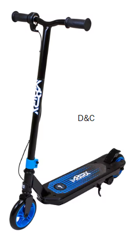 M8TRX Blue 12V Electric Scooter for Kids Ages 6-12, Powered E-Scooter with Speeds of 8 MPH