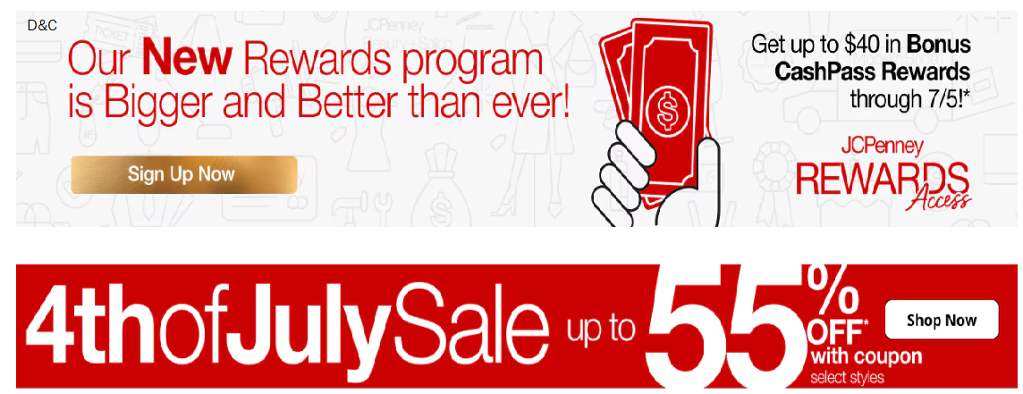 JCPenny 4th of July Sale is Live