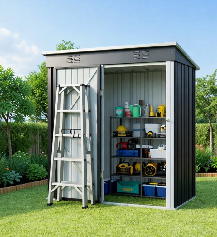 5 ft. L x 6 ft. H Outdoor Storage Shed