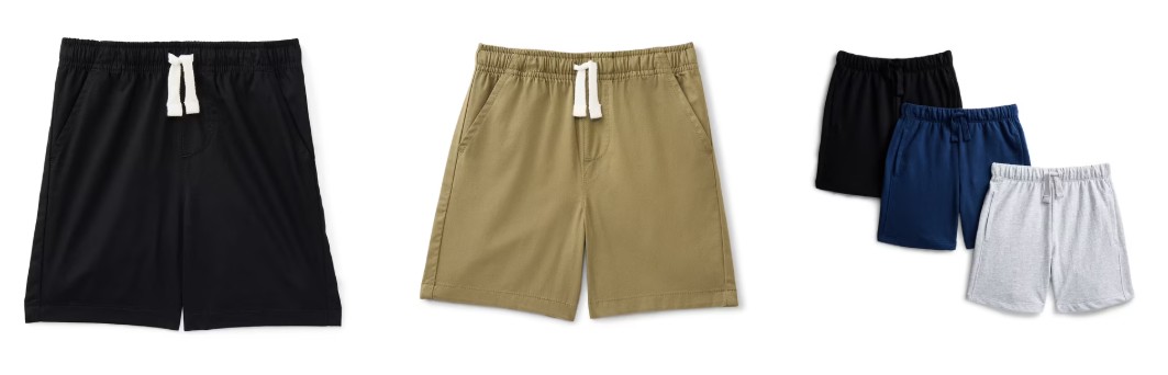 Wonder Nation Toddler Boys Cotton Woven Shorts, Sizes 18M-5T
