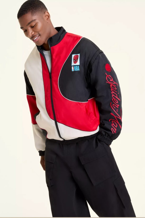 Adult’s Spider-Man Removable Sleeves Starter Style Jacket