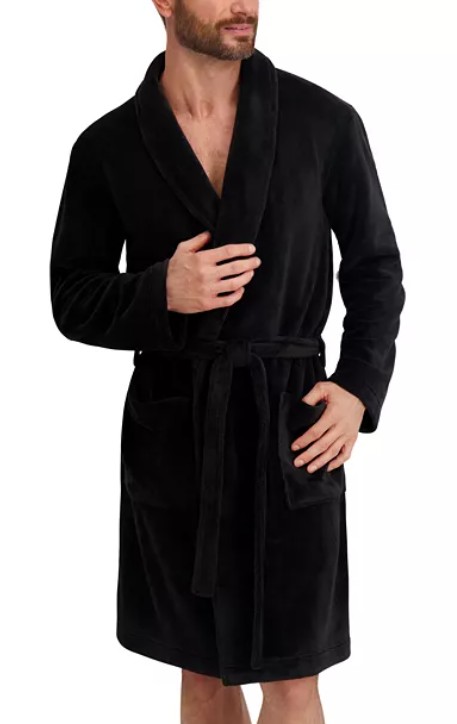 Men’s Adjustable Plush Robe