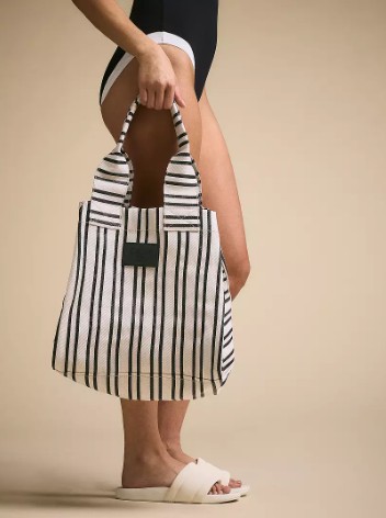 Rhea Medium Color-Block Signature Logo Backpack