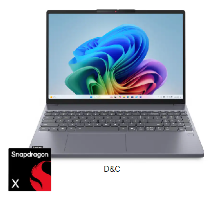 Lenovo – IdeaPad Slim 3x – Copilot+ PC – 15.3″ 2k Touchscreen Laptop – Snapdragon X 2025 – 16GB Memory – 256GB SSD – Luna Grey