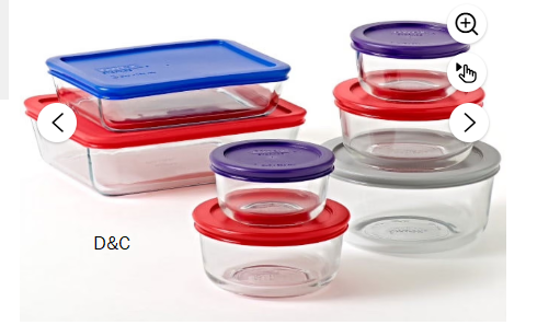 Pyrex Simply Store Glass Bakeware Set, 14 Piece