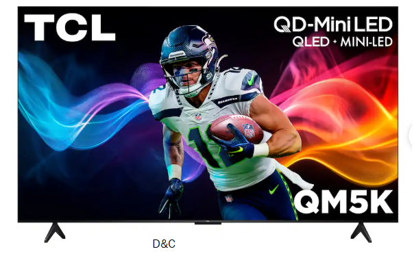 TCL – 65″ Class QM5K Series 4K UHD QD-Mini LED Smart TV with Google TV (2025)
