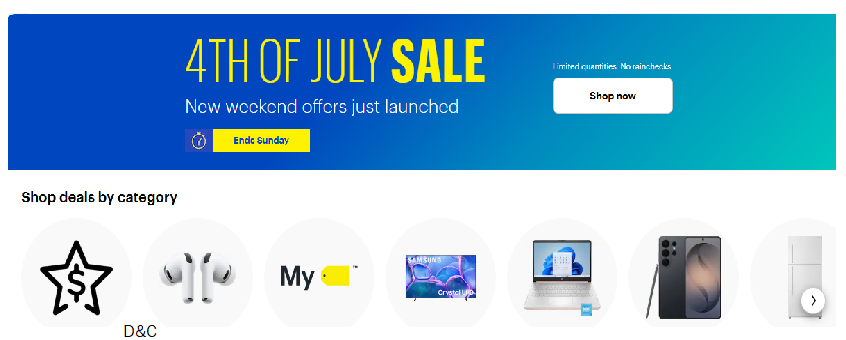 BestBuy 4th July sale Ends Sunday