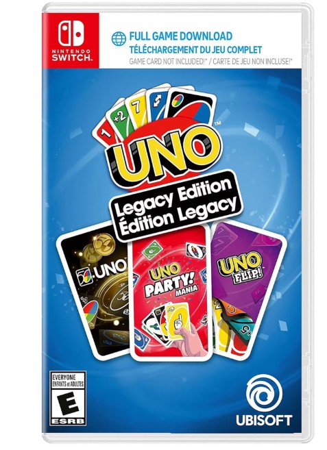Uno Legacy Code-In-Box (English/French) for Nintendo Switch