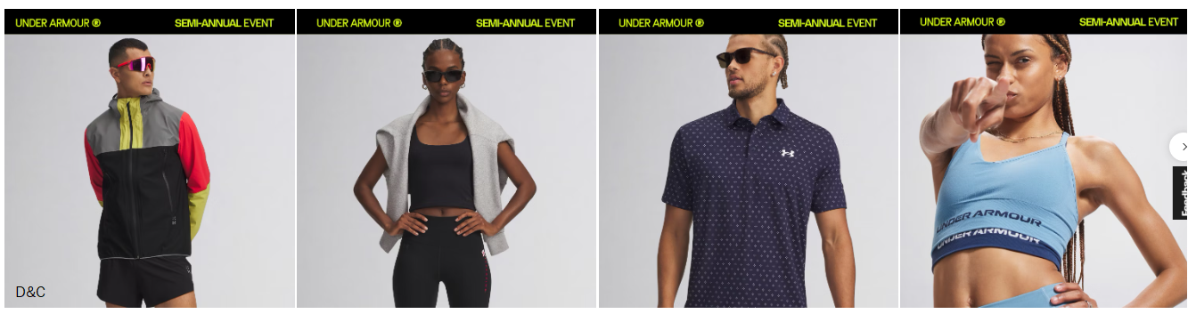Under Armour has outlet sale items for extra 50% off with promo code “SUMMER”.Save extra 10% off with promo code “EXTRA10”.