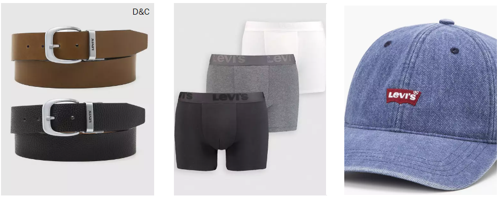 Levis Mens Accessories On Sale Extra 50% off in cart