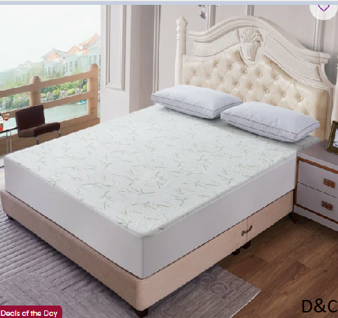 Hypoallergenic and Waterproof Fitted Mattress Protector