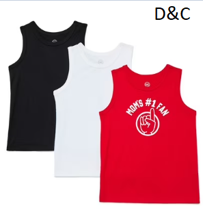Wonder Nation Baby and Toddler Boys Tank Top, 3-Pack, Sizes 18M-5T