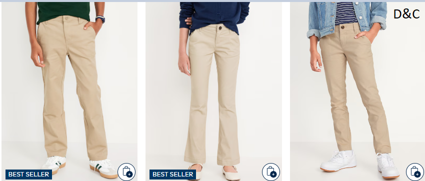 Old Navy Kids Uniform Pants